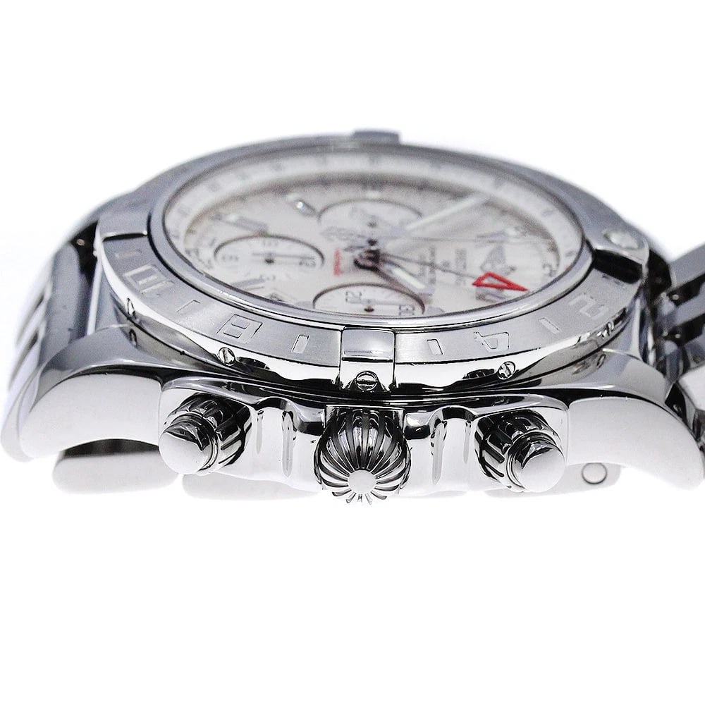 BREITLING CHRONOMAT SILVER DIAL AUTOMATIC WATCH - 3