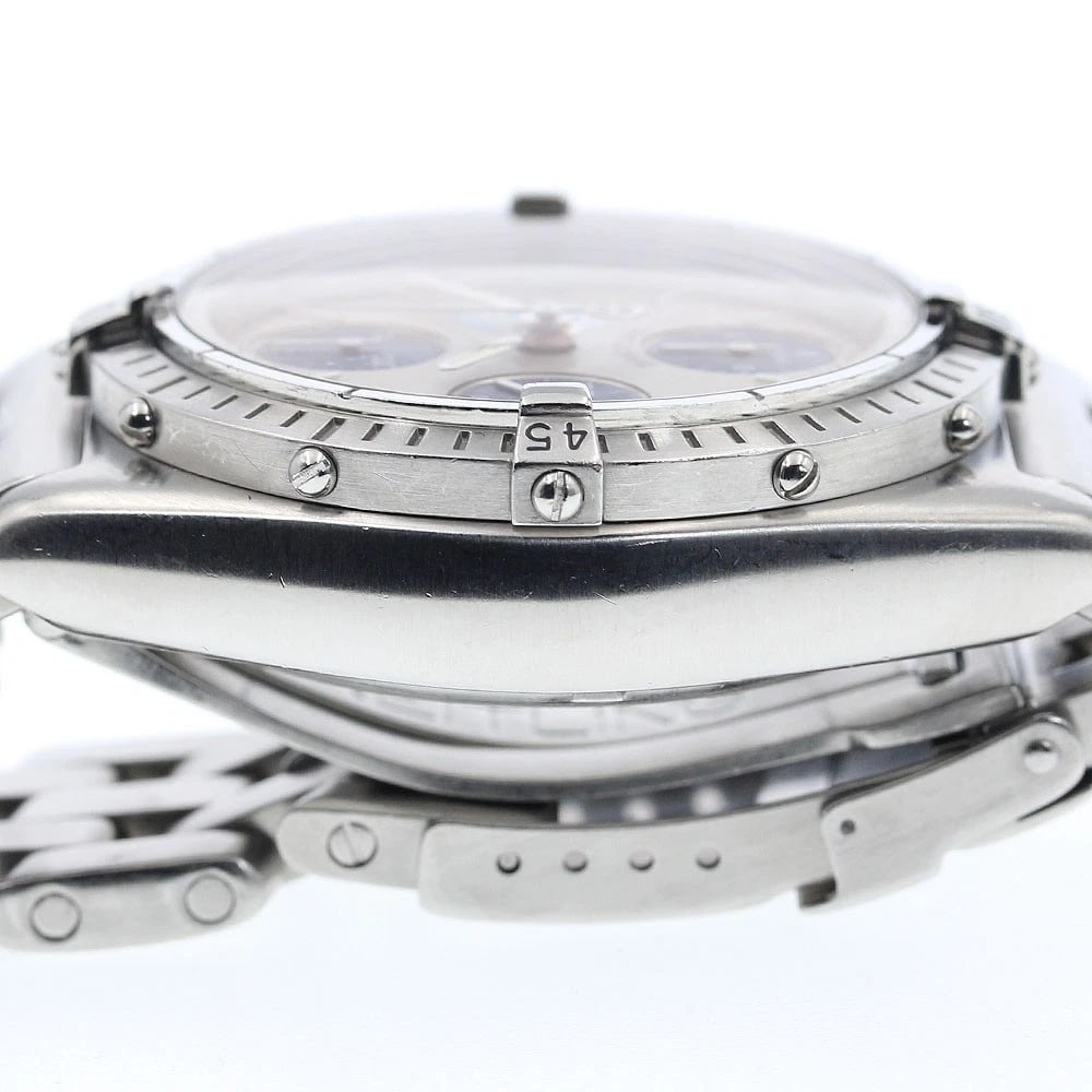 BREITLING CHRONOMAT BLUE IMPULSE DATE AUTOMATIC WATCH - 4