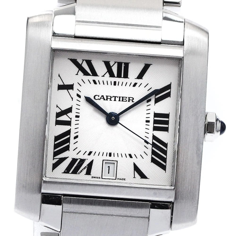 CARTIER TANK FRANCAISE SILVER DIAL AUTOMATIC WATCH: CARTIER Tank francaise Silver Dial Automatic Watch Brand: CARTIER Type: Wristwatch Material: Band Material Stainless Steel, Case Material Stainless Steel Color: Band Color Silver, Case Color