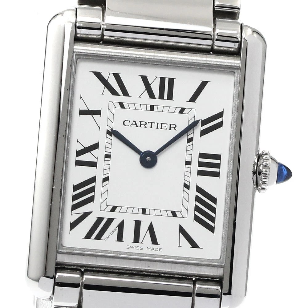 CARTIER TANK MAST LM SILVER DIAL QUARTZ WATCH: CARTIER tank mast LM Silver Dial Quartz Watch Brand: CARTIER Type: Wristwatch Material: Band Material Stainless Steel, Case Material Stainless Steel Color: Band Color Silver, Case Color Silver, Dia