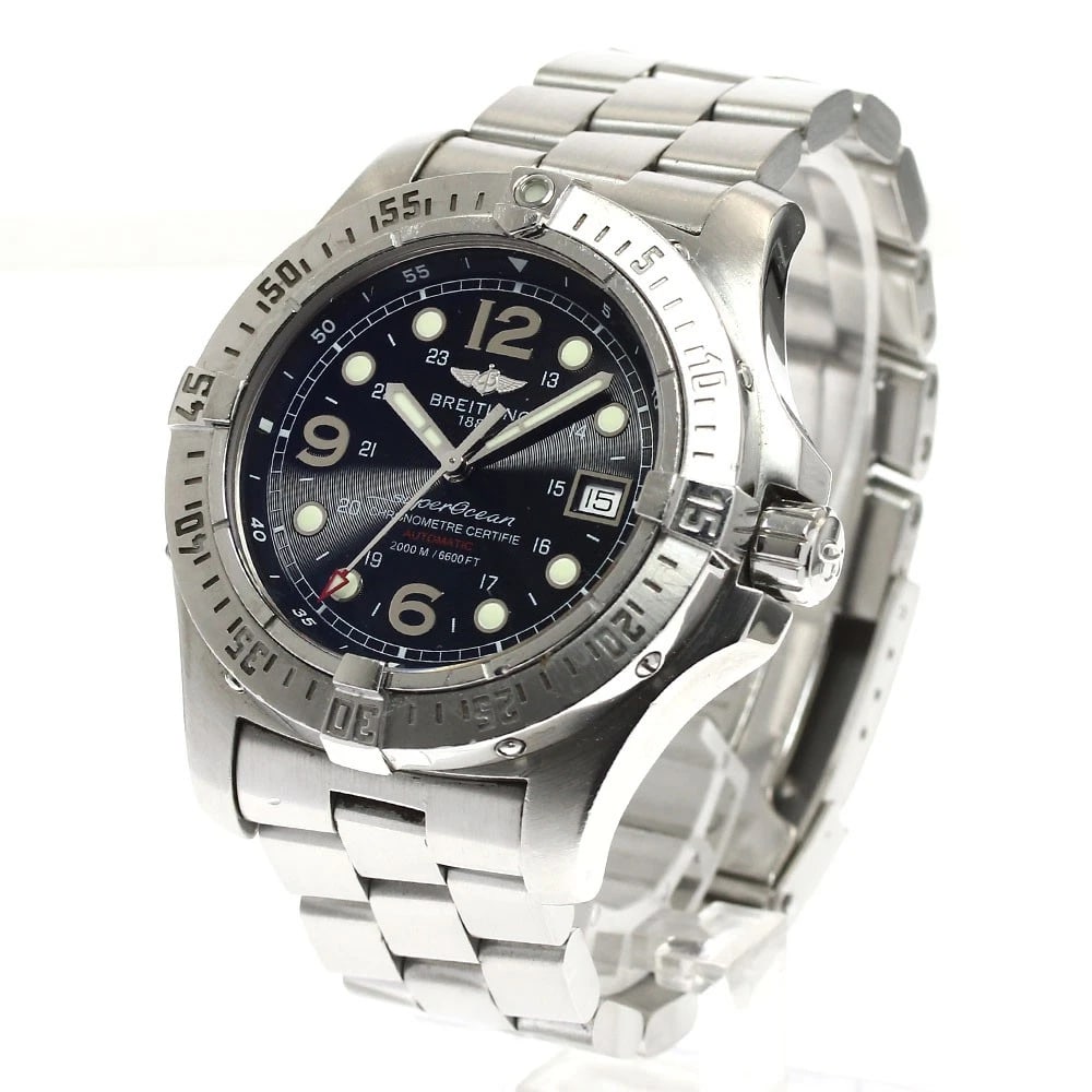 BREITLING SUPER OCEAN STEELFISH DATE AUTOMATIC WATCH - 2
