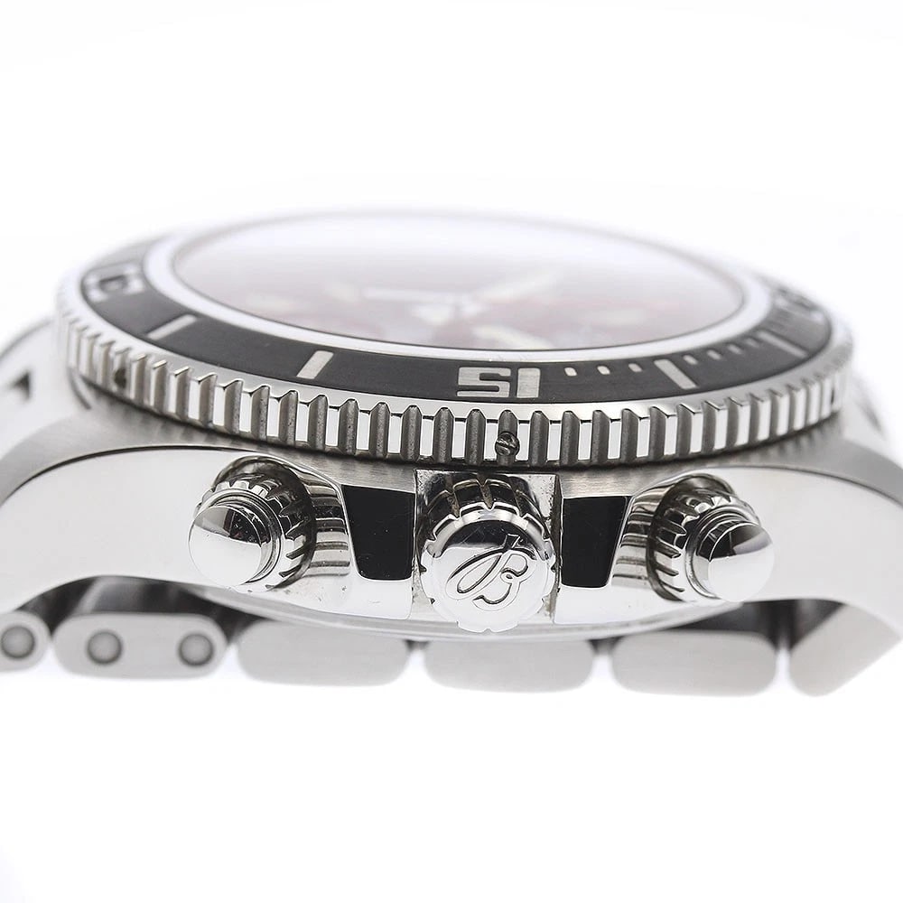 BREITLING CHRONOGRAPH BLACK DIAL AUTOMATIC WATCH - 3