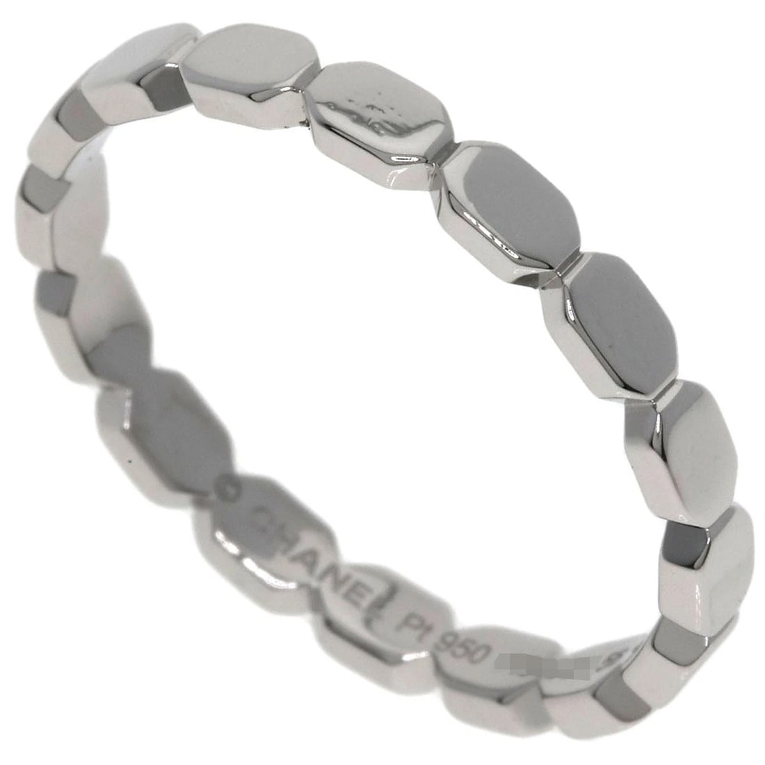 CHANEL PREMIERE PROMISE RING PLATINUM: CHANEL Premiere Promise Ring Platinum Brand: CHANEL Type: Ring Material: Platinum PT950, Color: Platinum Size: 7.75(US) Accessories: None Accessories Notice: When purchasing pre-owned good