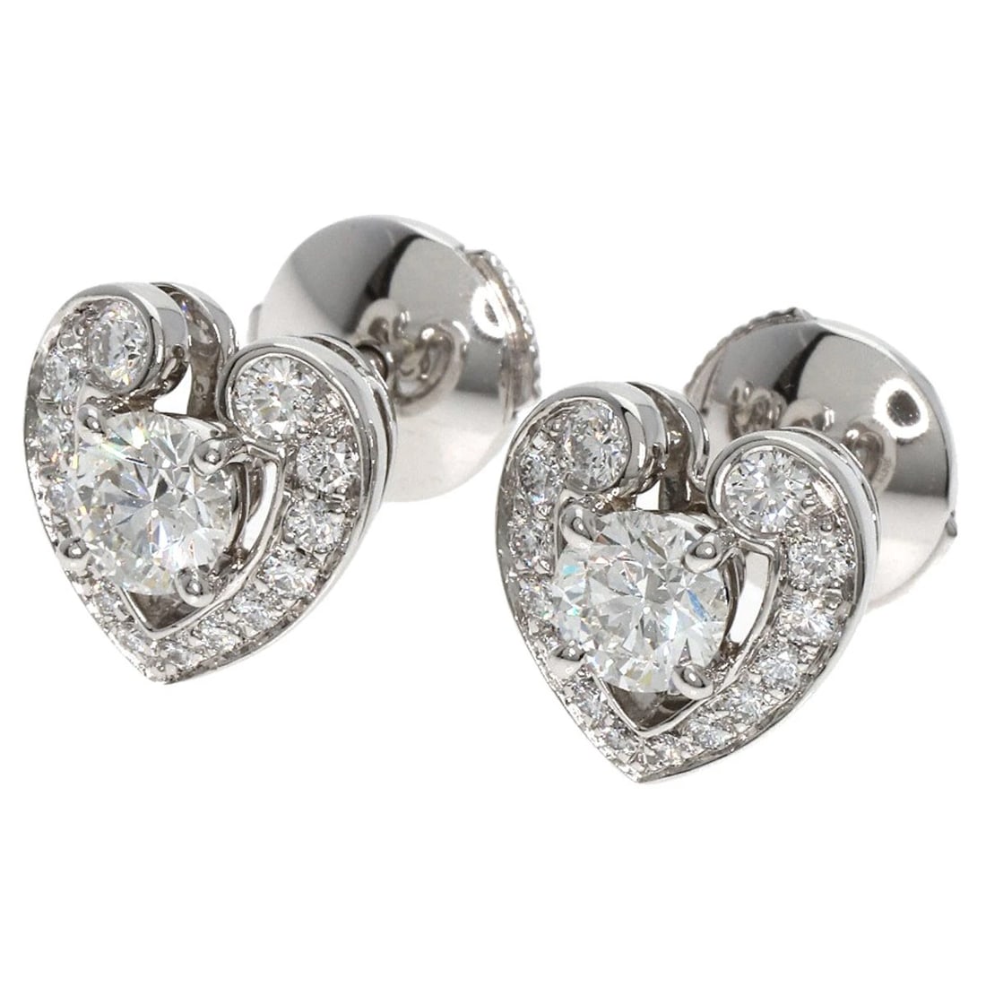 CARTIER YOUR MINE DIAMOND EARRING PLATINUM: CARTIER Your Mine Diamond earring Platinum Brand: CARTIER Type: earring Material: Platinum PT950 Main Stone/Creation Natural Color: Platinum Size: Top Size:0.4inch/9.3x9.4mm Accessories: None
