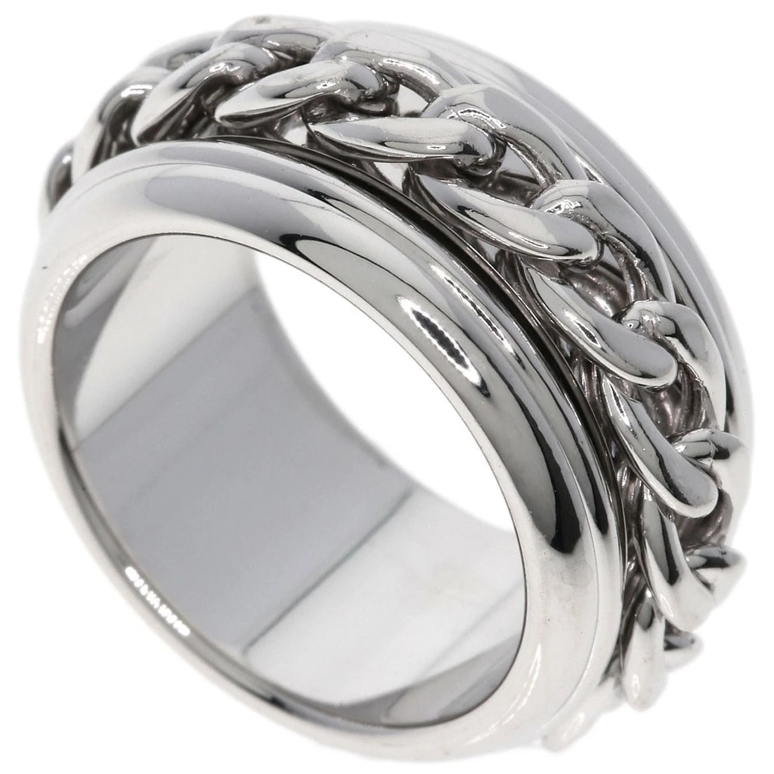 PIAGET POSSESSION CHAIN RING K18 WHITE GOLD: PIAGET possession Chain Ring K18 White Gold Brand: PIAGET Type: Ring Material: K18 White Gold, Color: White Gold Size: 5.75(US) Accessories: None Accessories Notice: When purchasing pre-ow