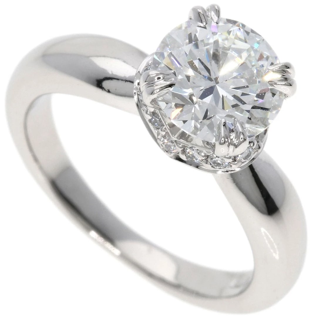 HARRY WINSTON DIAMOND RING PLATINUM PT950 (1 of 5)