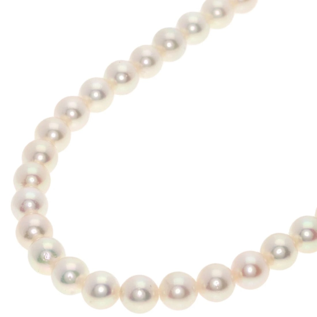 MIKIMOTO LONG PEARL NECKLACE SILVER: MIKIMOTO Long Pearl Necklace Silver Brand: MIKIMOTO Type: Necklace Material: Silver Main Stone/Creation Pearl Color: Silver Size: Stone Size:0.2inch/4-5mm Chain Length:19.7inch/50cm Accessories: