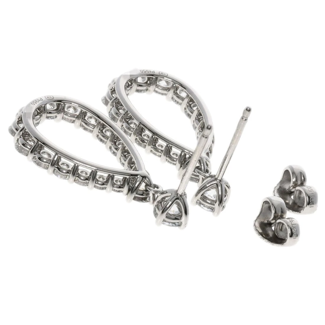 HARRY WINSTON LOOP EXTRA LARGE DIAMOND EARRING - 2