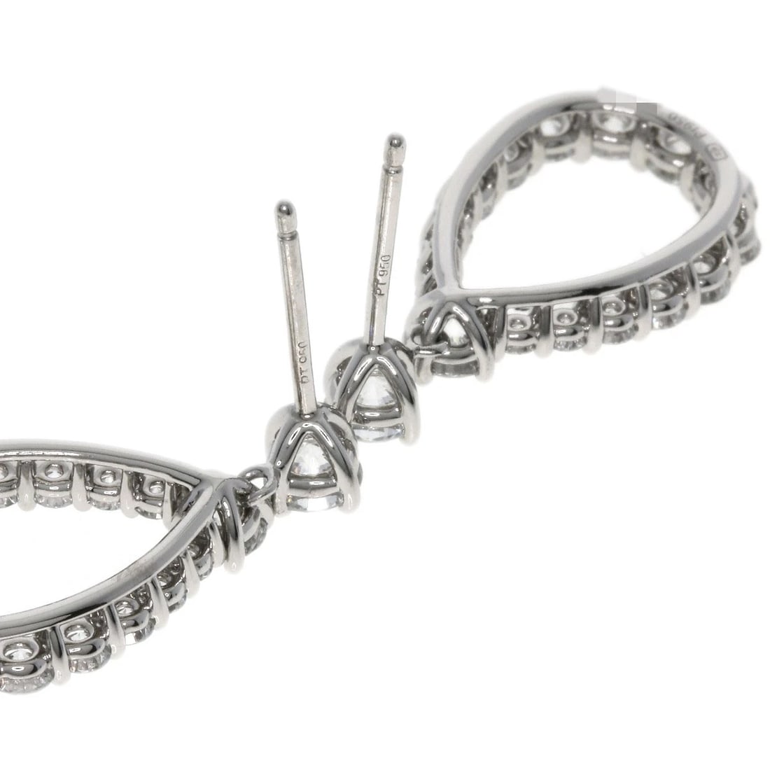 HARRY WINSTON LOOP EXTRA LARGE DIAMOND EARRING - 4