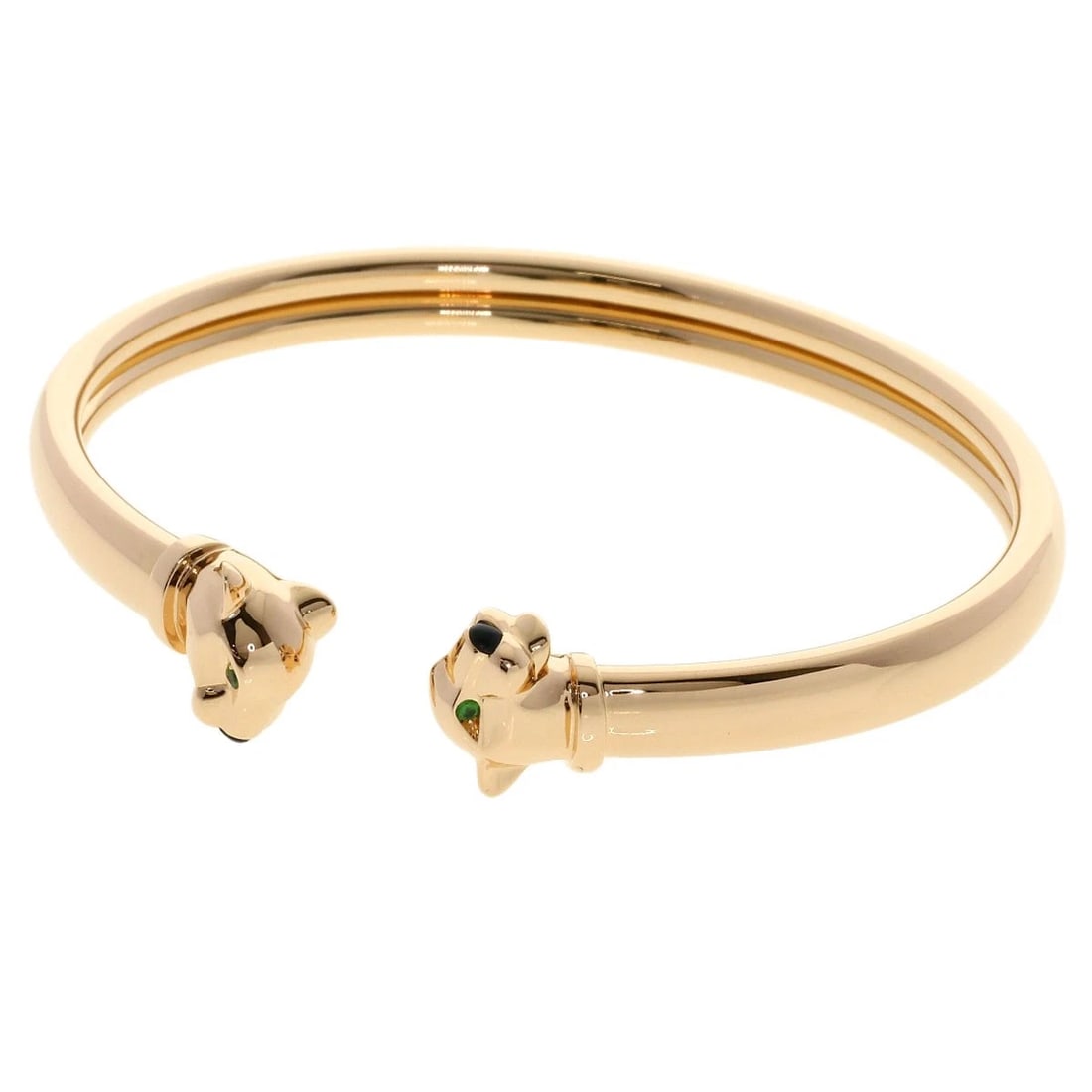 CARTIER PANTHERE TSAVORITE GARNET ONYX BRACELET: CARTIER PANTHERE Tsavorite Garnet Onyx Bracelet Brand: CARTIER Type: Bracelet Material: K18 Pink Gold Main Stone/Creation Tsavorite Color: Pink Gold Size: Top Size:0.5inch/12x12.6x7.5mm Inner