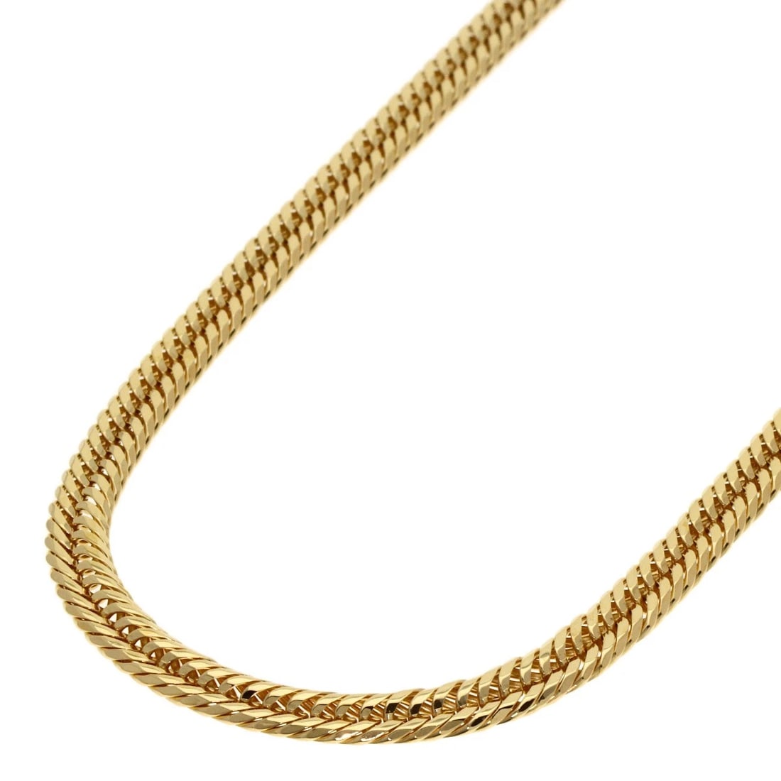 CURB CHAIN KIHEI 12-SIDED TRIPLE NECKLACE K18: Curb Chain Kihei 12-sided Triple Necklace K18 Brand: SELECT JEWELRY Type: Necklace Material: K18 Yellow Gold, Color: Yellow Gold Size: Chain Length:19.7inch/50cm Chain Width:1.9inch/4.7mm Accesso