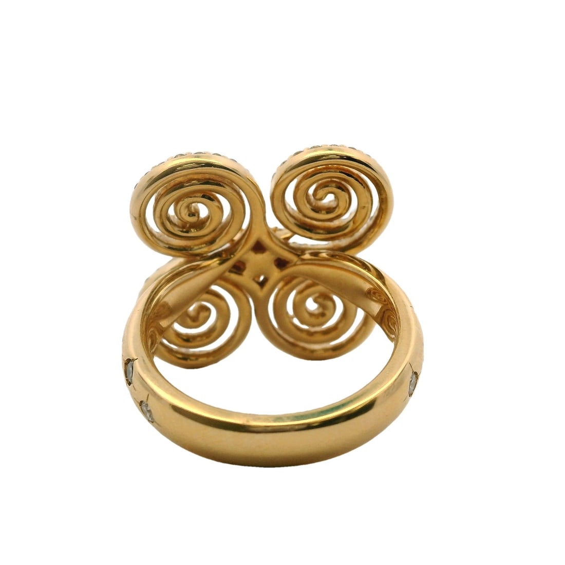 AMINA SOREL CELESTIAL SPIRAL STATEMENT DIAMOND RING - 4