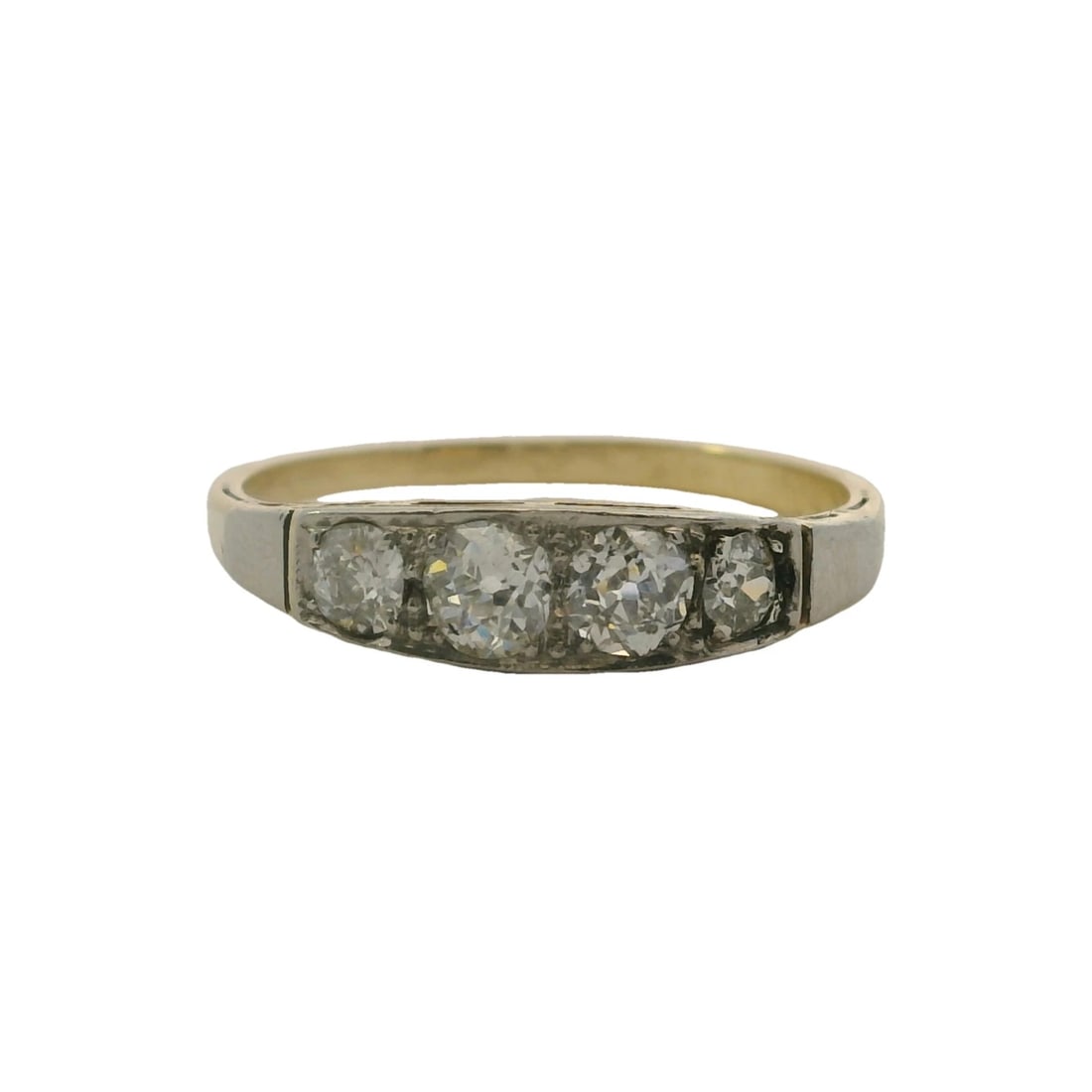ANTIQUE LATE OLD MINE CUT DIAMOND RING: Antique Late Old Mine Cut Diamond Ring Brand: Unbranded Type: Ring Material: 14k Yellow Gold Main Stone/Creation Natural Color: Yellow Size: 8 US Accessories: None Accessories Notice: When