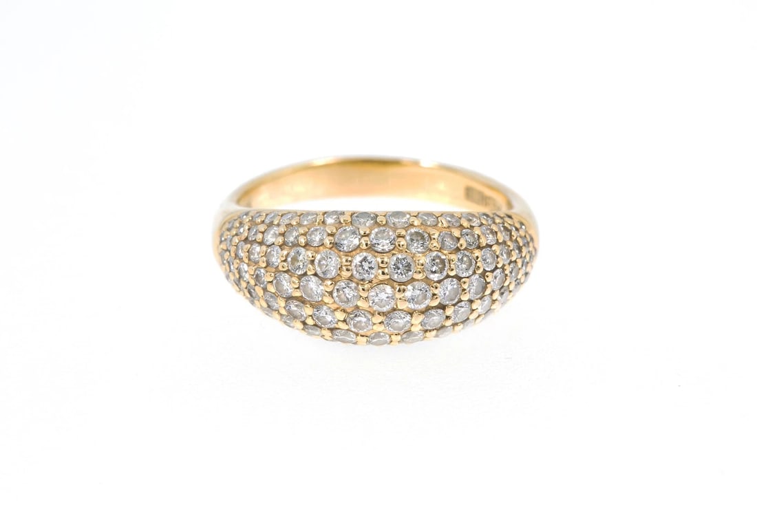 EFFY DOMED COCKTAIL CLUSTER RING: Effy Domed Cocktail Cluster Ring Brand: Effy Type: Ring Material: 14k Yellow Gold Main Stone/Creation Natural Color: Yellow Size: 8.5 US Accessories: None Accessories Notice: When purchasing