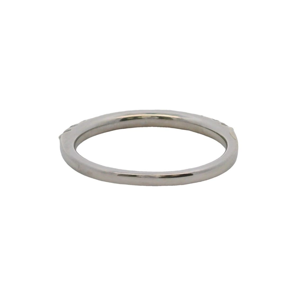 DIAMOND STACKABLE HALF-ETERNITY WEDDING BAND RING - 4