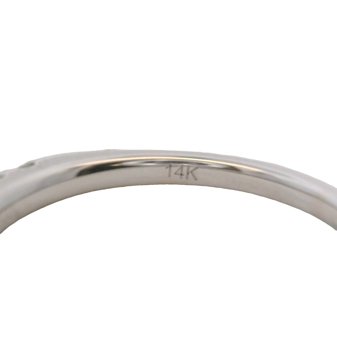 DIAMOND STACKABLE HALF-ETERNITY WEDDING BAND RING - 6