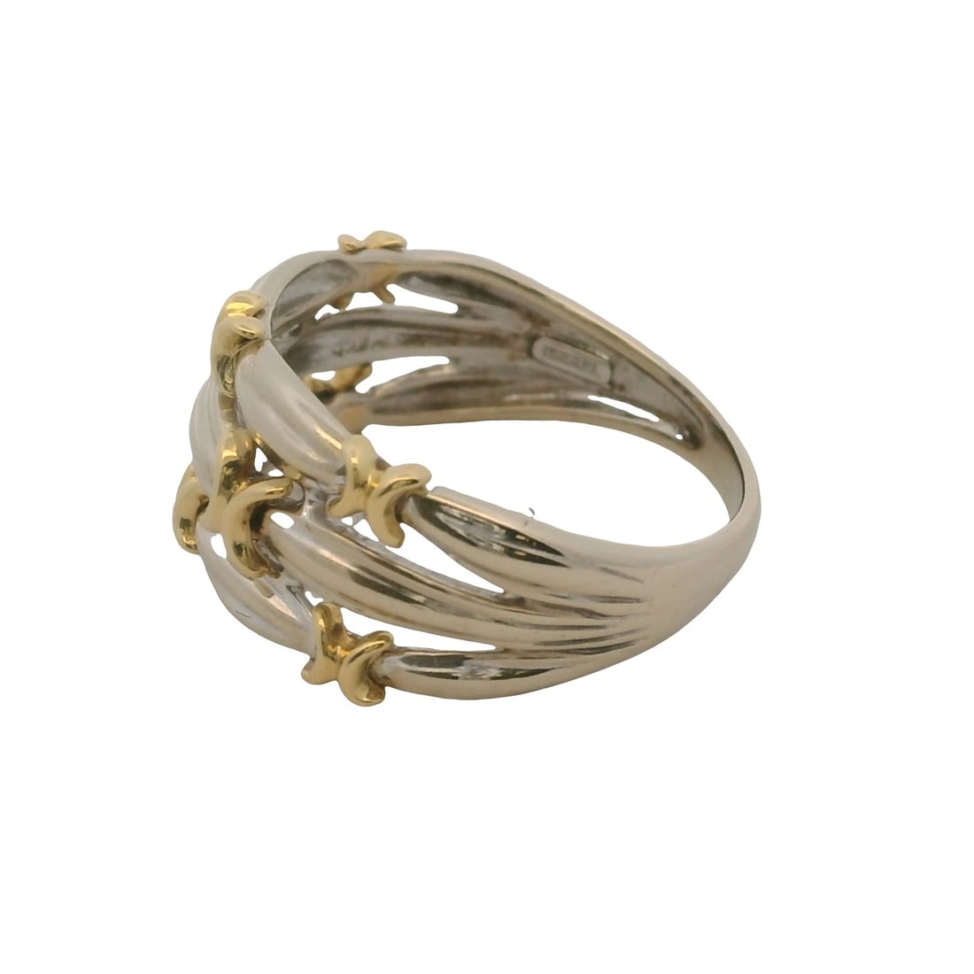 SOLID 3-BAND FAUX STACK RING - 2