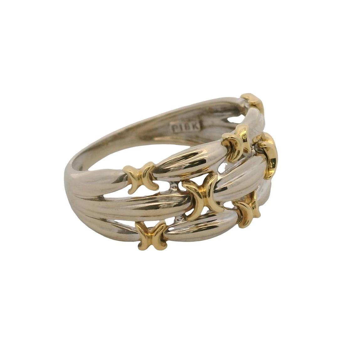 SOLID 3-BAND FAUX STACK RING - 3