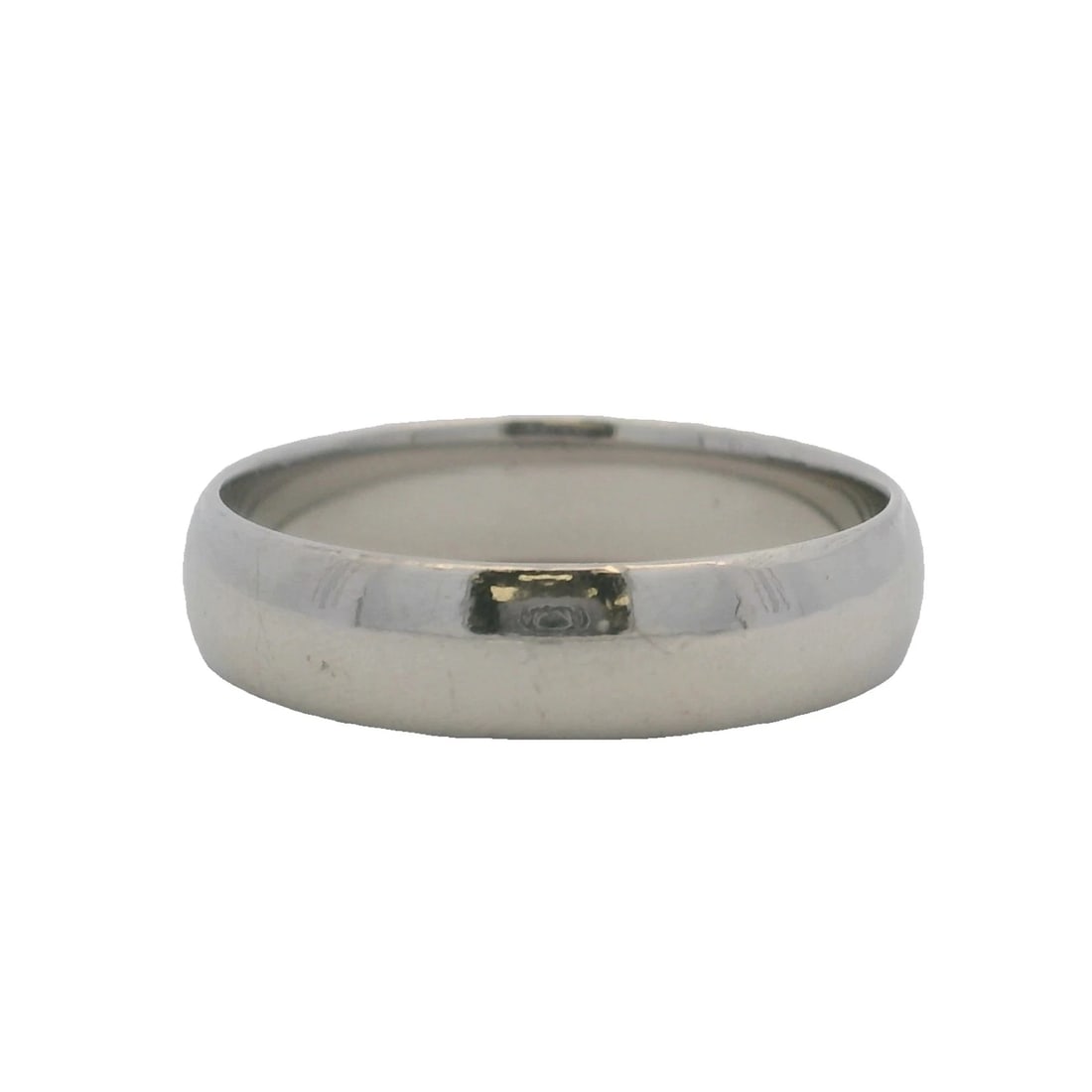 BLUE NILE MEN'S SOLID D-SHAPE WEDDING BAND RING - 3