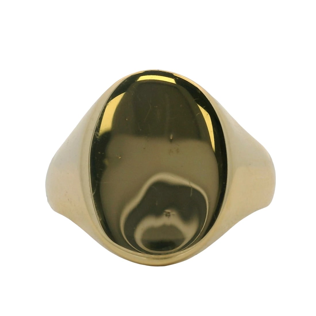 VINTAGE SOLID 18KT 750 YELLOW GOLD RING (1 of 5)