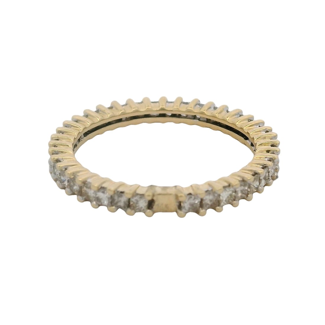 PRINCESS CUT DIAMOND STACKABLE ETERNITY RING - 2