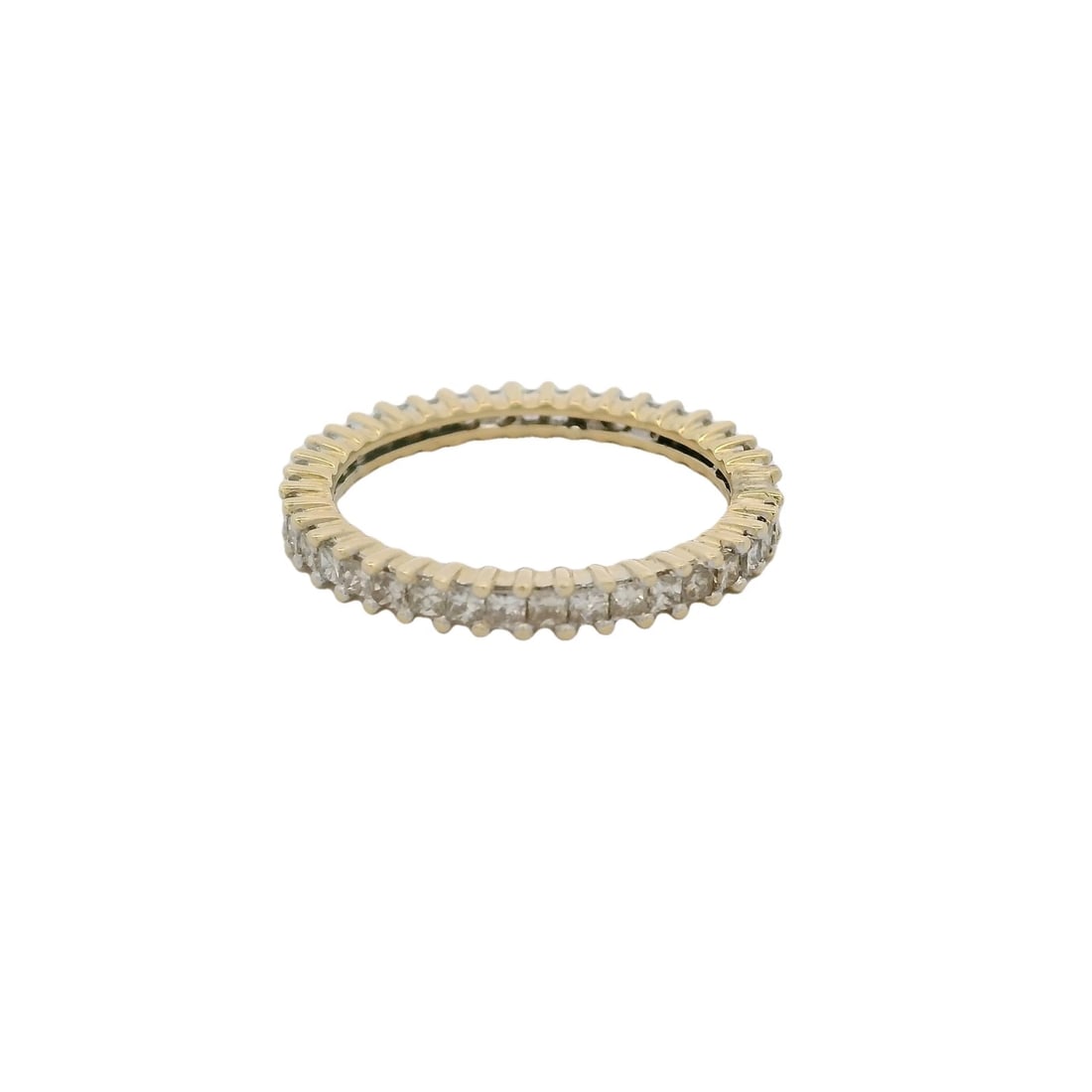 PRINCESS CUT DIAMOND STACKABLE ETERNITY RING - 3