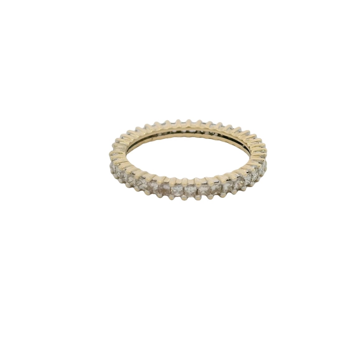 PRINCESS CUT DIAMOND STACKABLE ETERNITY RING - 4
