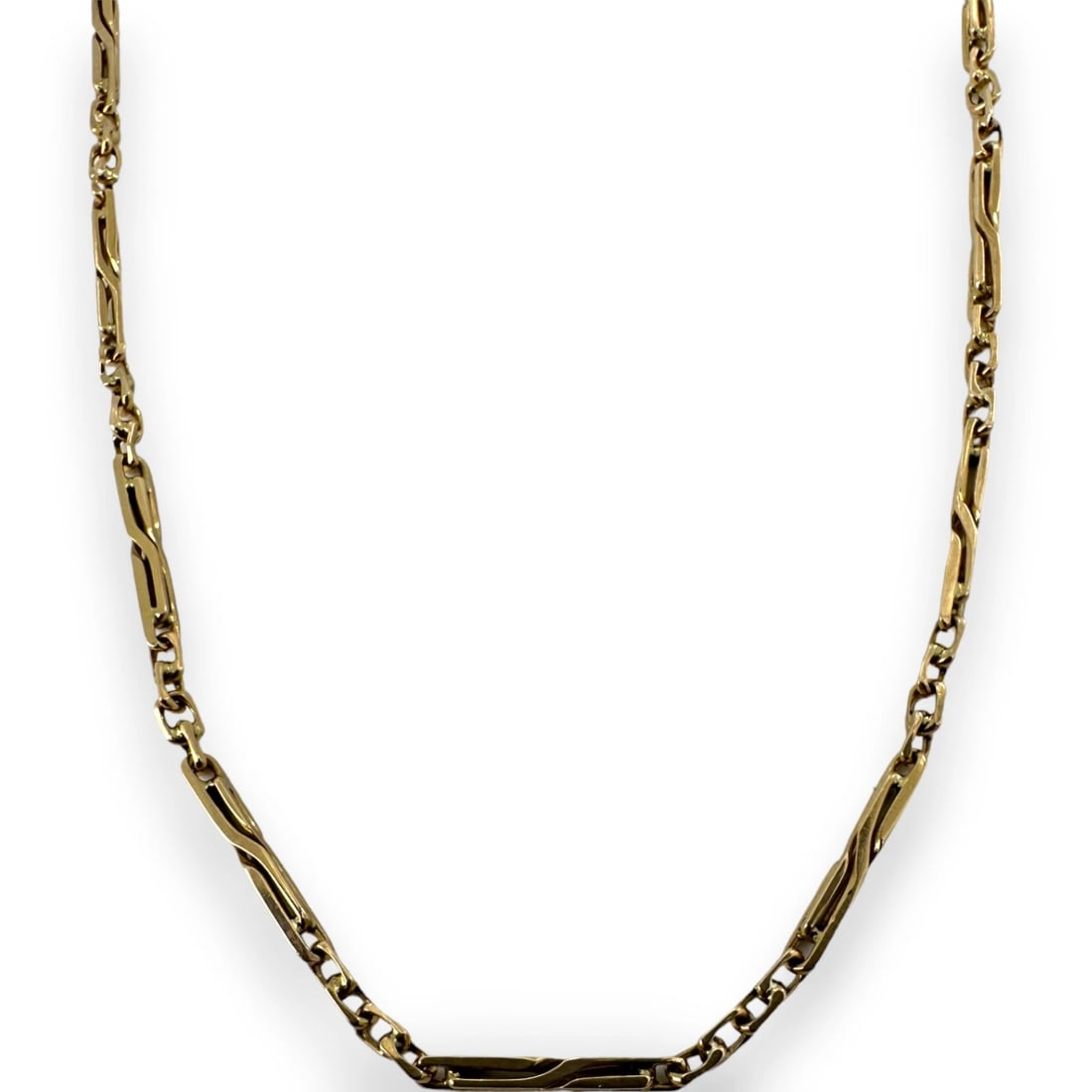 VINTAGE RETRO 14KT ROSE GOLD CHAIN RING (1 of 3)