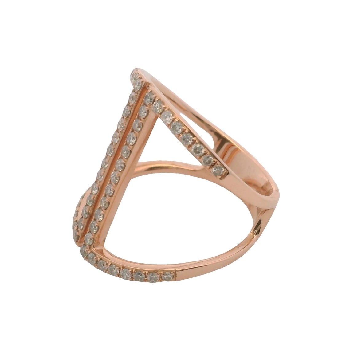 EFFY SOLID AND DIAMOND COCKTAIL LONG CAGE RING - 4