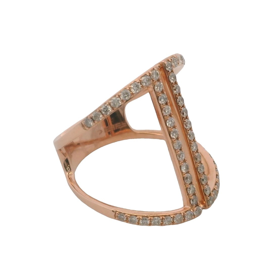 EFFY SOLID AND DIAMOND COCKTAIL LONG CAGE RING - 5