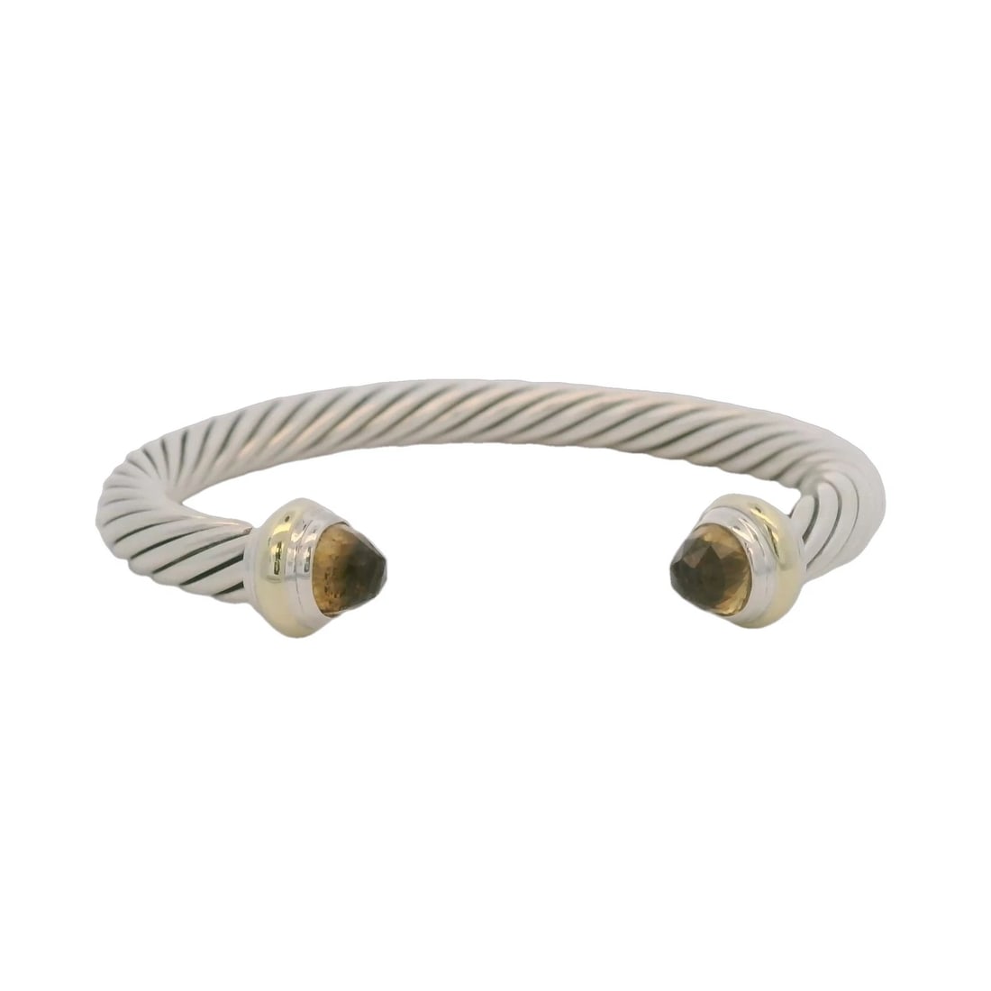 DAVID YURMAN 925 SILVER 14KT YELLOW GOLD BRACELET (1 of 5)