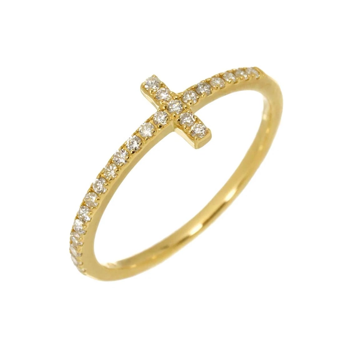 DIAMOND RING 18K YG YELLOW GOLD 750: Diamond Ring 18K YG Yellow Gold 750 Brand: Unbranded Type: Ring Material: 750 Yellow Gold Main Stone/Creation Natural Color: Yellow Gold Size: 6.25-6.5(US) Accessories: None Accessories No