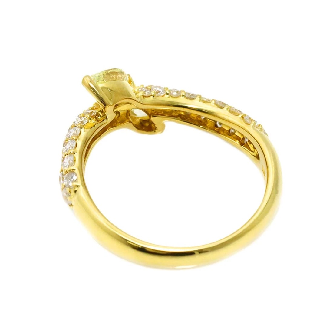 DIAMOND RING 18K YG YELLOW GOLD 750: Diamond Ring 18K YG Yellow Gold 750 Brand: Unbranded Type: Ring Material: 750 Yellow Gold Main Stone/Creation Natural Color: Yellow Gold Size: 5.5-5.75(US) Accessories: None Accessories No