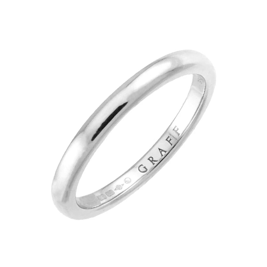 GRAFF SHAPE BAND RING PT PLATINUM (1 of 3)