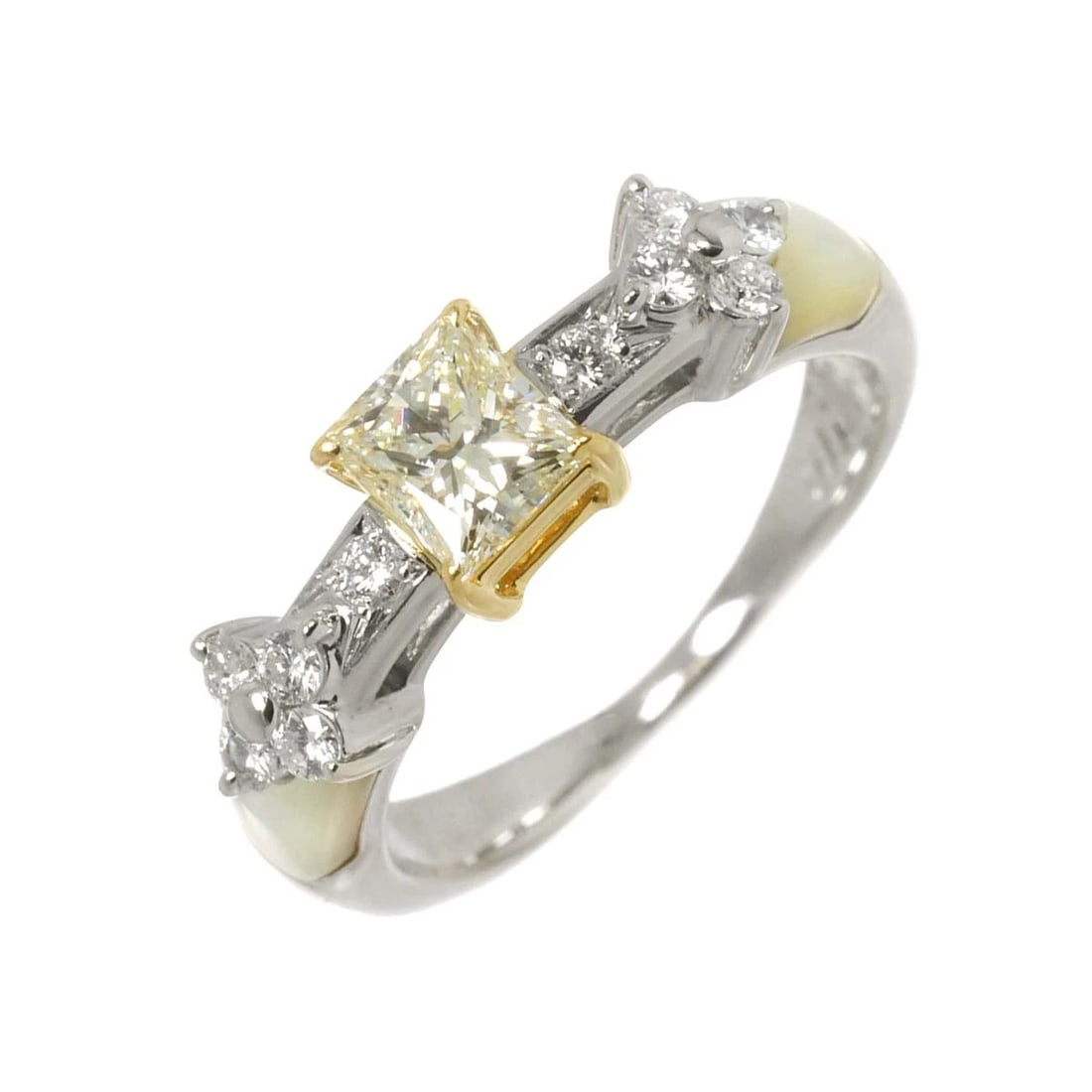 TASAKI DIAMOND MOP RING 18K YG 750 PT (1 of 3)