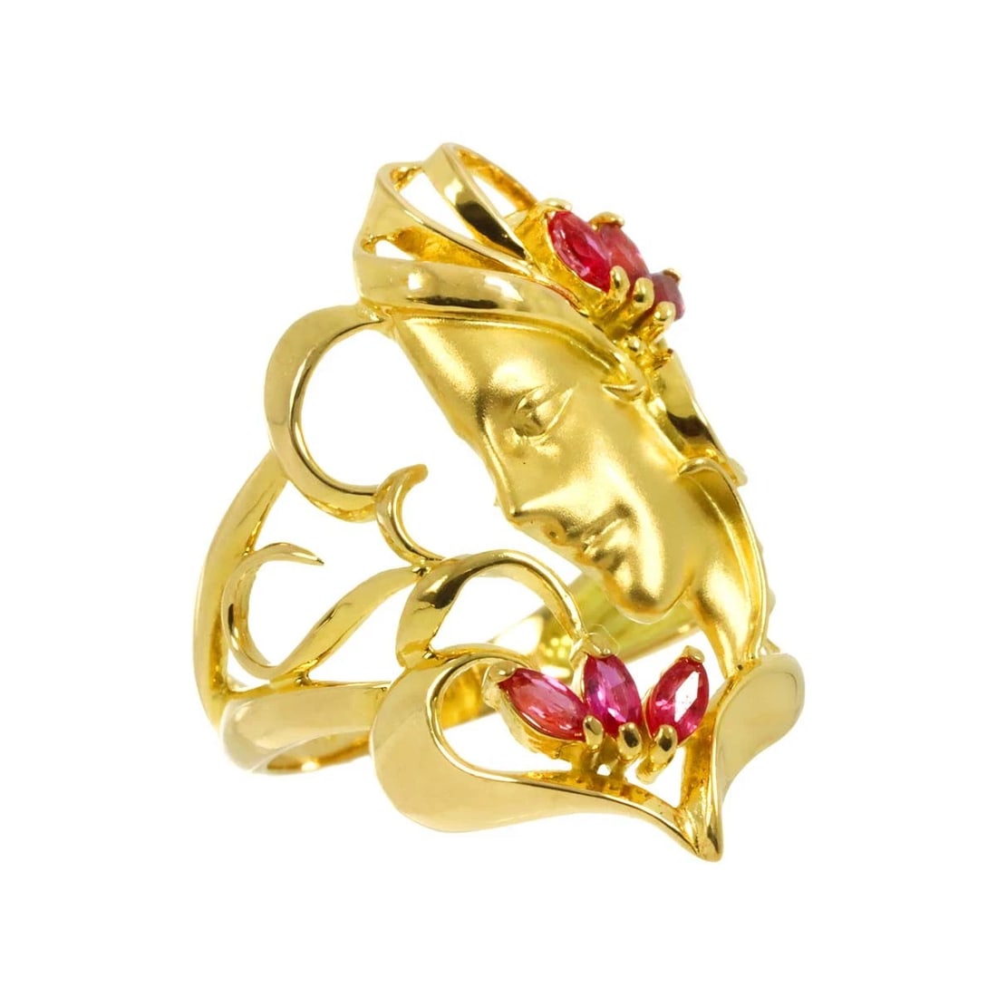 RUBY RING 18K YG - 3