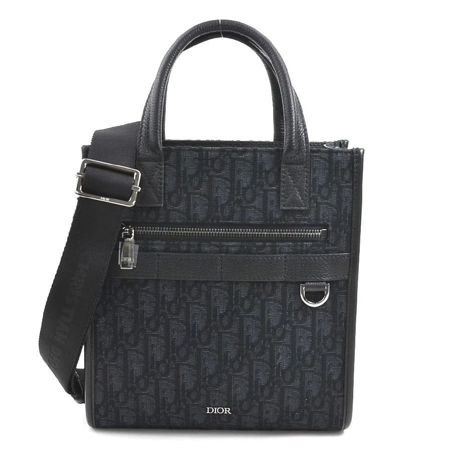 CHRISTIAN DIOR SAFARI HANDBAG SHOULDER BAG BLACK: Christian Dior Safari Handbag Shoulder Bag Black Brand: Christian Dior Type: Handbag Material: canvas Color: Black Size: W:8.5inx H:9.3inx D:3.1in Handle Length:9.8in Shoulder Length:?Max? 46.1in
