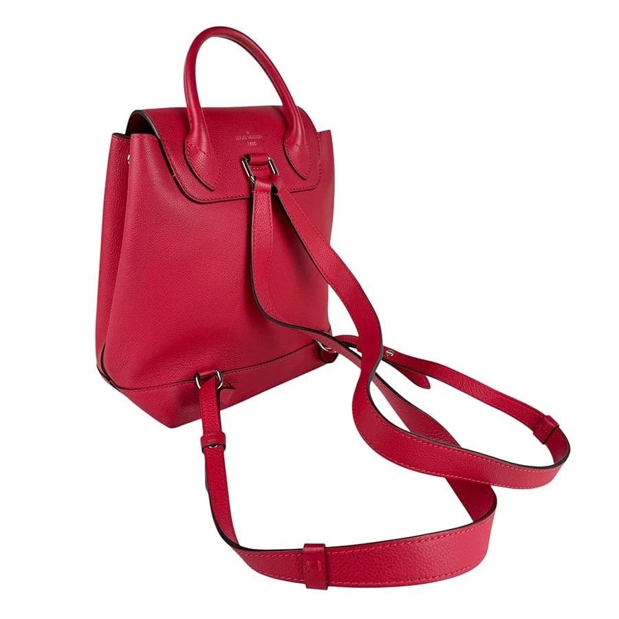 LOUIS VUITTON LOCKME BACKPACK RUBY LEATHER - 11