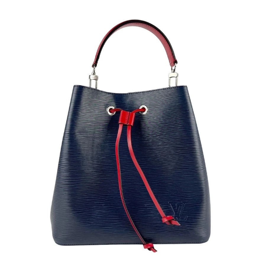 LOUIS VUITTON SHOULDER BAG HANDBAG ANDIGO: LOUIS VUITTON Shoulder Bag Handbag Andigo Brand: LOUIS VUITTON Type: Shoulder Bag Material: Epi Leather Color: Andigo Blue Size: W:9.8inx H:9.8inx D:6.7in Handle Length:13.0in Shoulder Length: