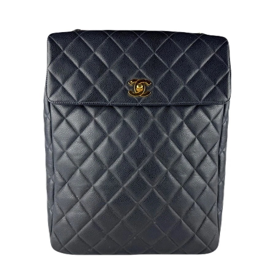 CHANEL MATELASSE CHIAN SHOULDER BAG NAVY/GOLD: CHANEL Matelasse Chian Shoulder Bag Navy/Gold Brand: CHANEL Type: Shoulder Bag Material: Caviar Skin Leather Color: Navy Size: W:10.6inx H:14.6inx D:2.4in Shoulder Length: 27.6in Accessories: Non