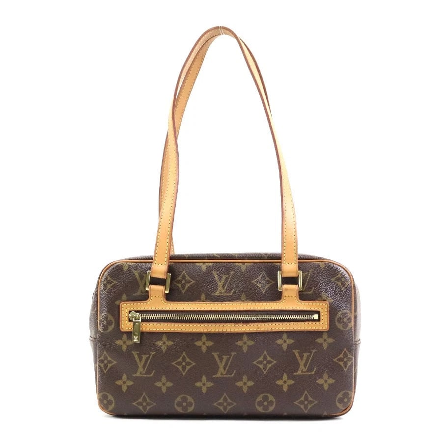 LOUIS VUITTON MONOGRAM CITE MM SHOULDER BAG: LOUIS VUITTON Monogram Cite MM Shoulder Bag Brand: LOUIS VUITTON Type: Shoulder Bag Material: Monogram canvas Color: Brown Size: W:10.0inx H:6.7inx D:3.9in Shoulder drop:9.8in Accessories: None