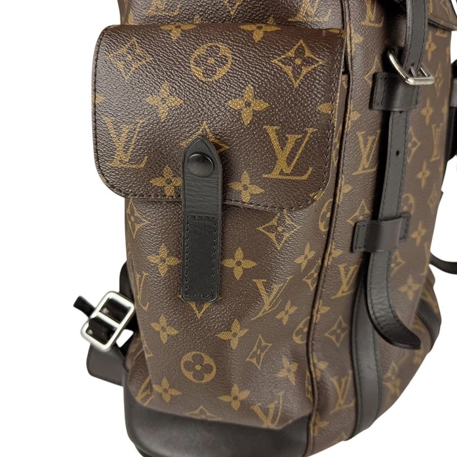 LOUIS VUITTON MONOGRAM MACASSAR CHRISTOPHER MM BACKPACK - 10