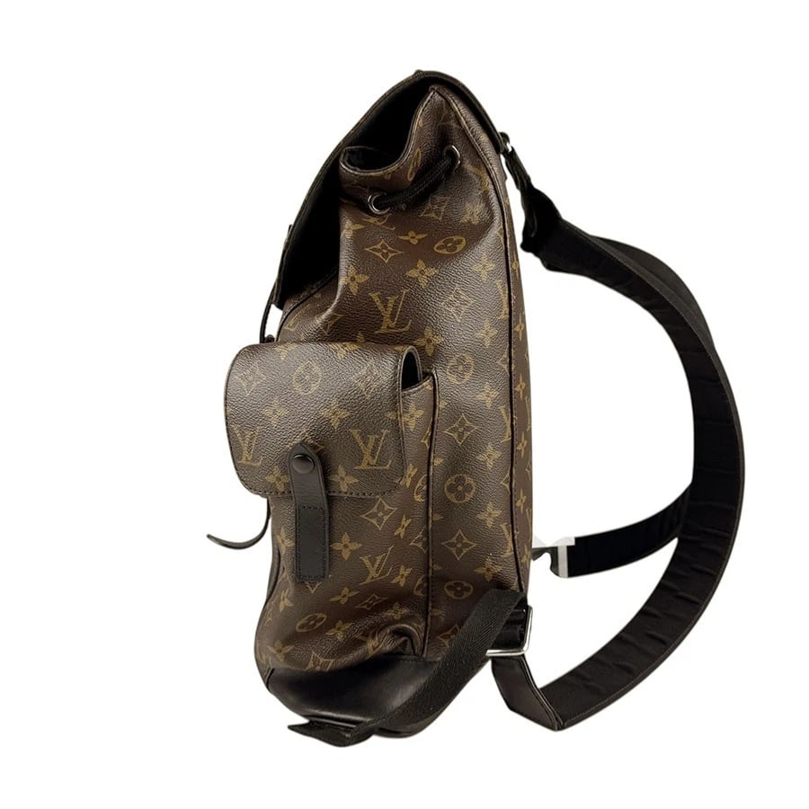 LOUIS VUITTON MONOGRAM MACASSAR CHRISTOPHER MM BACKPACK - 2