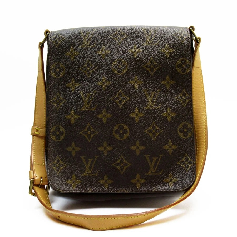 LOUIS VUITTON MUSETTE SALSA SHORT SHOULDER BAG MONOGRAM: LOUIS VUITTON Musette Salsa Short Shoulder Bag Monogram Brand: LOUIS VUITTON Type: Shoulder Bag Material: Monogram canvas Color: Brown Size: W:8.7inx H:9.4inx D:1.2in Shoulder Length: 28.0in 