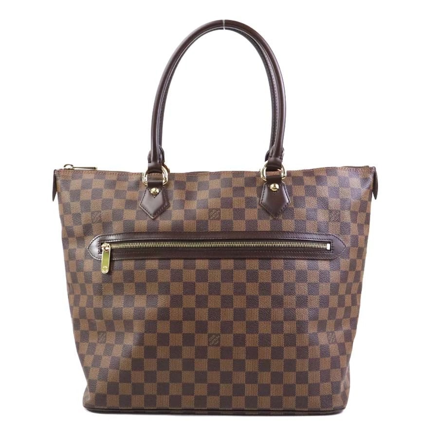 LOUIS VUITTON DAMIER EBENE SALEYA GM SHOULDER BAG: LOUIS VUITTON Damier Ebene Saleya GM Shoulder Bag Brand: LOUIS VUITTON Type: Shoulder Bag Material: Damier canvas Color: Ebene Size: W:14.2inx H:13.0inx D:8.9in Shoulder Length: 20.5in Accessorie