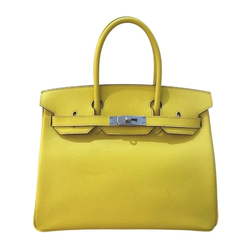 HERMES BIRKIN 30 HANDBAG: HERMES Birkin 30 Handbag Brand: HERMES Type: Handbag Material: Epsom Color: Joannupul SilverHardware Size: W11.8 x H8.7x D6.3inch Accessories: None Accessories Notice: When purchasing pre-