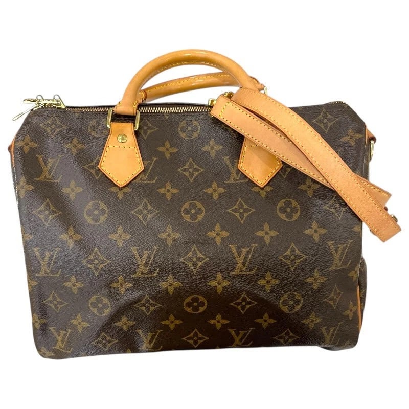 LOUIS VUITTON SPEEDY BANDRIERE 30 SHOULDER BAG: LOUIS VUITTON Speedy Bandriere 30 Shoulder Bag Brand: LOUIS VUITTON Type: Shoulder Bag Material: Monogram Color: Brown Size: W11.8 x H9.8x D7.1inch Accessories: None Accessories Notice: Wh
