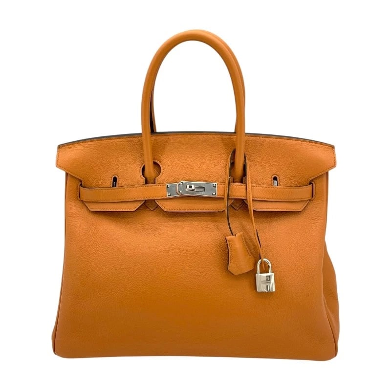 HERMES BIRKIN 35 SEA, SURF AND FUN HANDBAG: HERMES Birkin 35 Sea, Surf and Fun Handbag Brand: HERMES Type: Handbag Material: Taurillon Clemence Color: Biyo Toile Toffee SilverHardware Size: W13.8 x H9.8x D7.5inch Accessories: None A