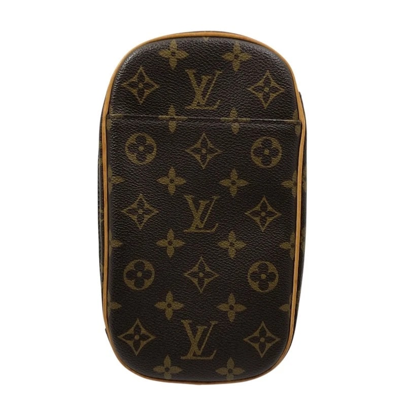 LOUIS VUITTON POCHETTE GANGE BODY BAG: LOUIS VUITTON Pochette Gange body bag Brand: LOUIS VUITTON Type: body bag Material: Monogram Color: Monogram Size: W4.9 x H9.1x D2.0inch Accessories: None Accessories Notice: When purchasing