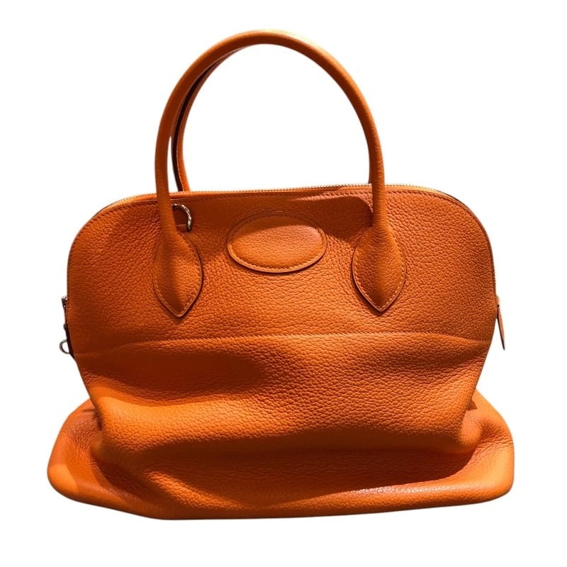 HERMES BOLIDE 35 STRAP AND CADENA MISSING HANDBAG: HERMES Bolide 35 strap and cadena missing Handbag Brand: HERMES Type: Handbag Material: Exterior Material Taurillon Clemence Color: Orange SilverHardware Size: W13.8 x H9.4x D5.9inch